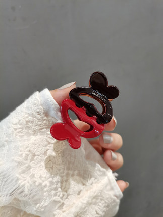 LERYAE韩国进口发饰刘海镂空小兔子蝴蝶抓夹发抓