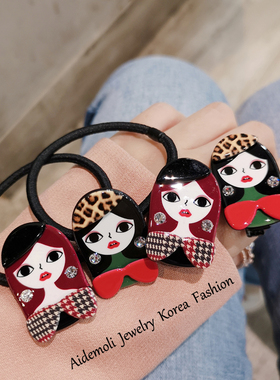 韩国进口 AZNAVOUR AZ 发饰时髦小姐姐系列发圈发绳发夹鸭嘴夹