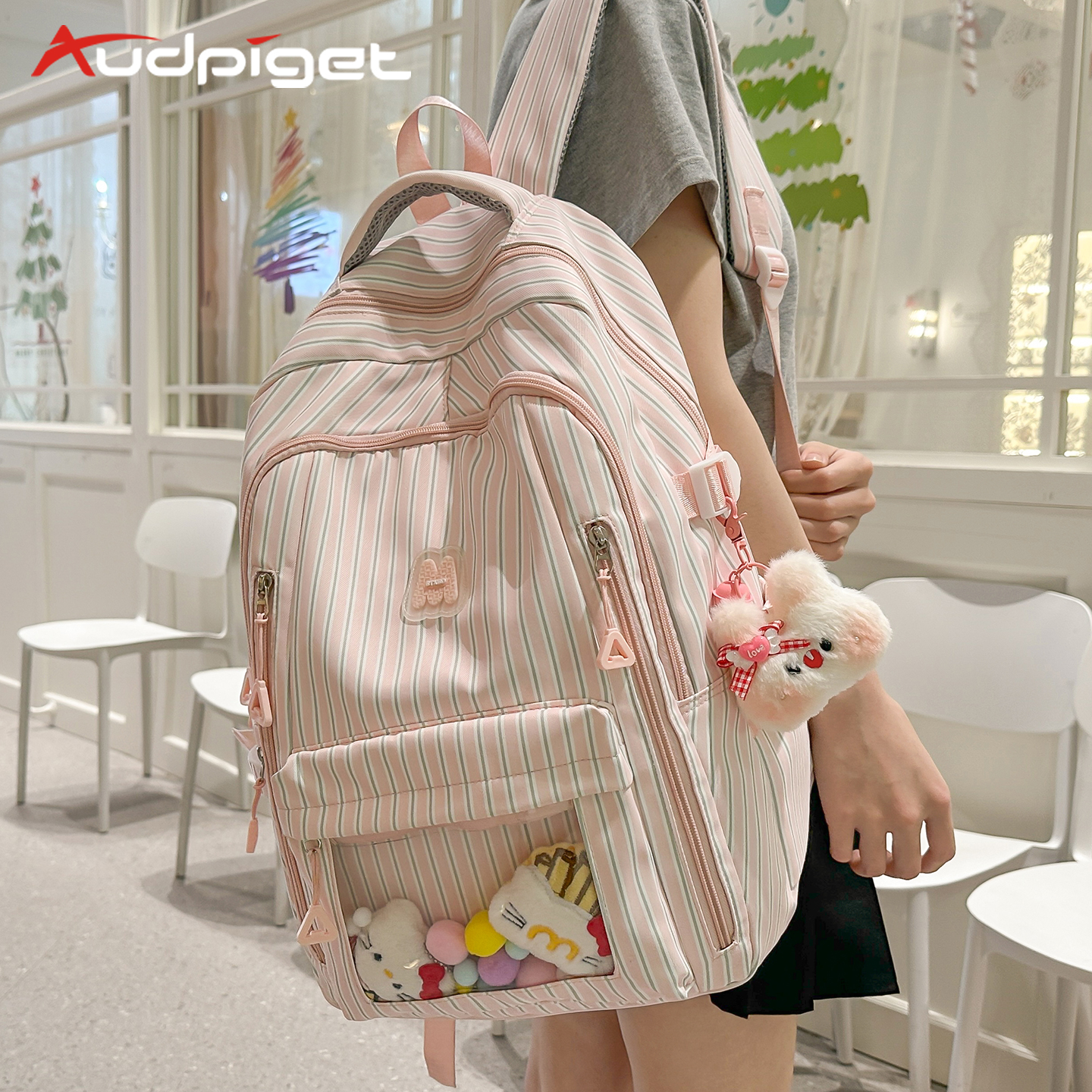 小清新书包女初中学生高颜
