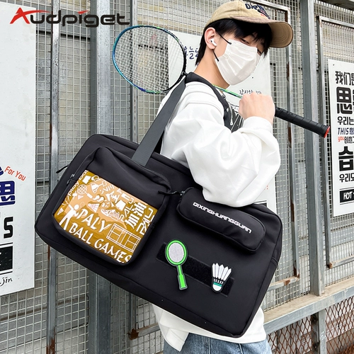 Спортивная вместительная и большая сумка для путешествий для бадминтона для спортзала для тренировок с разделителями для выхода на улицу