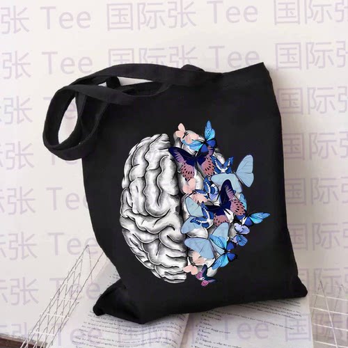 热卖外贸潮流Teacher教师节个性印花礼物袋单肩手提购物袋