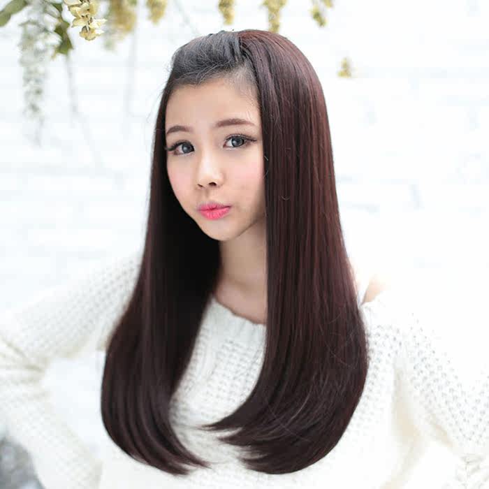 Perruque Long cheveux raides - Ref 2612944 Image 4