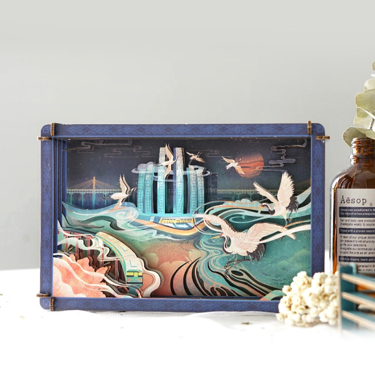 清川至物雾都搜神录/重庆立体画/城市纪念品/伴手礼摆件/儿童礼物