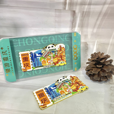重庆金属冰箱贴可滑动票根冰箱贴