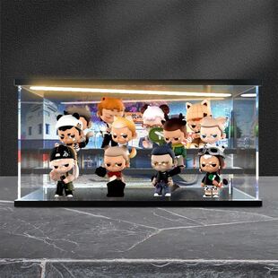 适用POPMART泡泡玛特KUBO每时每刻系列盲盒手办防尘罩高清收纳盒