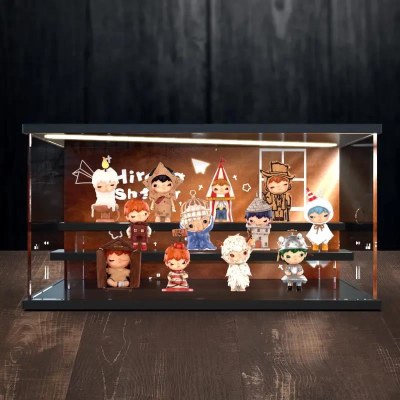 适用POPMART 泡泡玛特 Hirono 庇护所系列盲盒手办顶灯防尘收纳盒