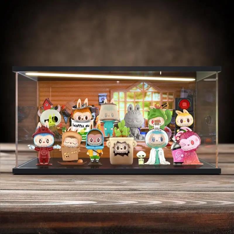 展示盒适用 POPMART泡泡玛特 THE MONSTERS 看不见我系列手办收纳