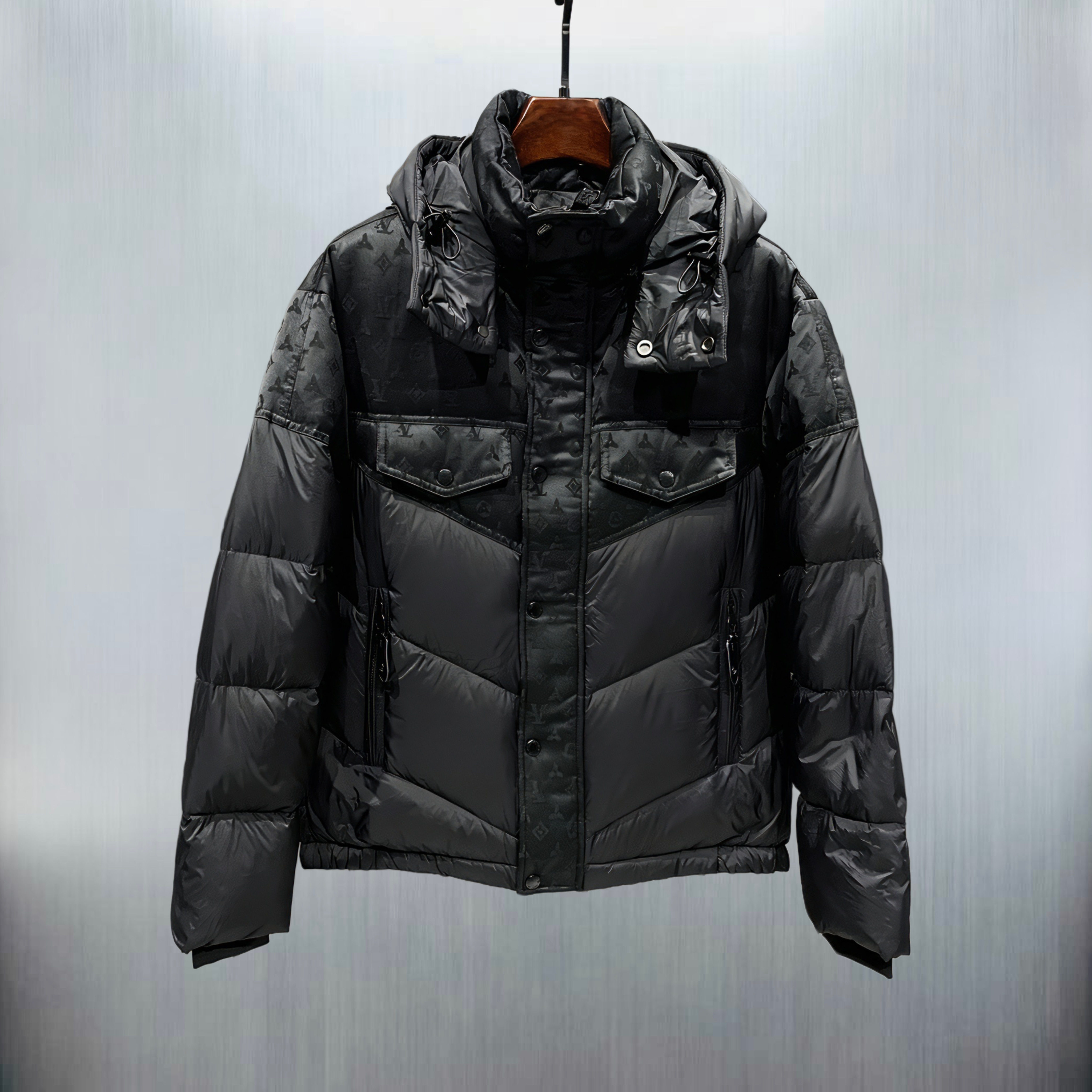 欧货时尚可脱卸帽高端男士羽绒服25冬季新款90白鸭绒修身保暖外套