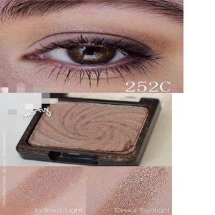清冷感厌世妆~美版湿*@野单色眼影珠光细闪叠涂细腻自然平价冷门