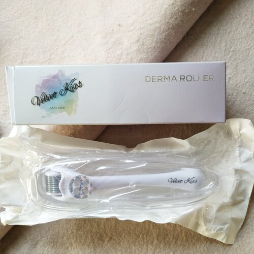 出口美国~薇//针//滚轮家用型0.3mm脸部导入精华痘坑毛孔头皮按摩