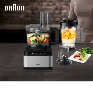 Braun 博朗 FP3232料理机家用多功能搅拌绞肉研磨和面榨汁辅食机