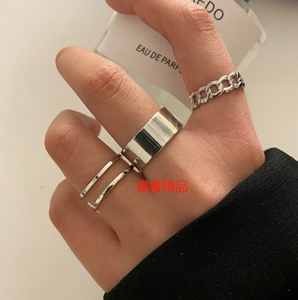 Hip-hop cold style rings personality index finger joint ring