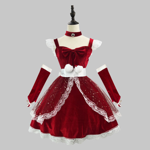 New Woman Cute Sparkling Princess Christmas Western Dress