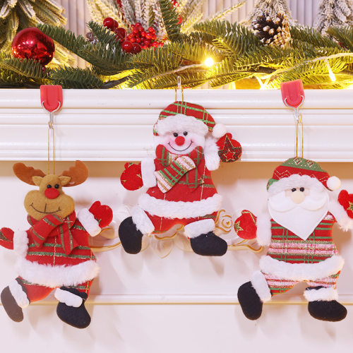 Christmas tree decorations Cartoon Cute Doll hang ornaments