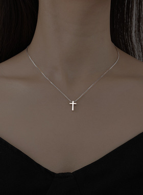 Cross border Clavicular chain girl cross pendant necklace