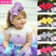 Hot selling kids big bow Girls hair band baby headband 发箍