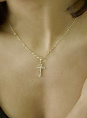 Cross Pendant Necklace Creative Simple Female necklaces项链