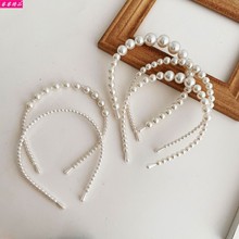 retro pearl headband hairpin wedding bridesmaid headdress 饰