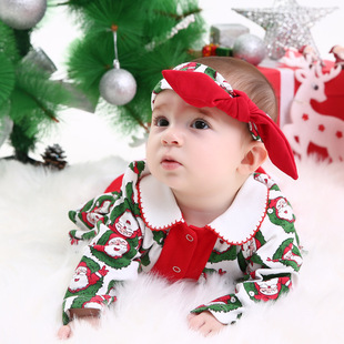Christmas autumn winter jumpsuit Baby clothes Cute bodysuit