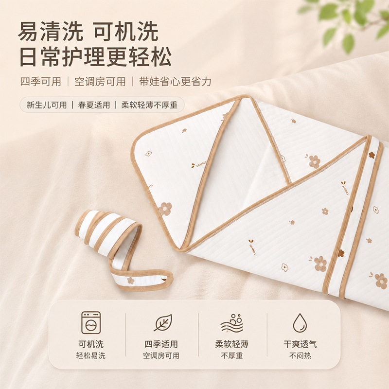 新款新生儿婴儿包被包单