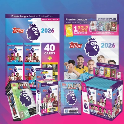 2026Topps英超足球收藏卡盒