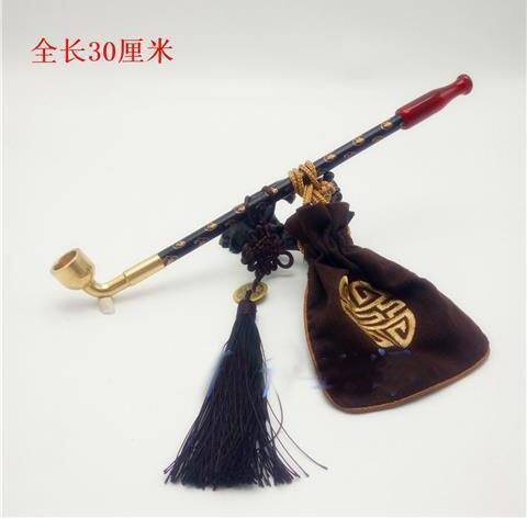 汉烟斗男士便携两用竹子烟杆手工贵州老式野生短款弯式纯铜烟锅|msdalam kategori ZIPPO/Swiss Army Knife/cermin mata, penulis, paip - dari Buy2taobao.com untuk memberikan perkhidmatan ejen Taobao profesional membeli