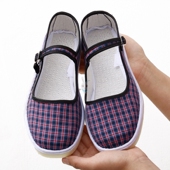 民族风牛筋底布鞋 鸳鸯牡丹鞋 女平跟绣花鞋 休闲中老年防滑妈妈单鞋