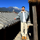 加厚直筒休闲裤 SANBAI 慵懒巴恩风新款 男春秋季 叁佰灯芯绒伐木裤