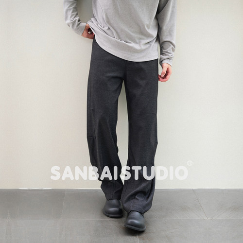 SANBAI叁佰微弯刀长裤
