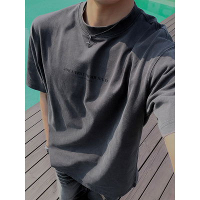 SANBAI叁佰今日主场印花短袖