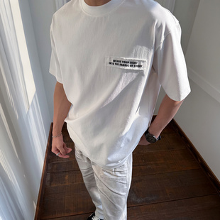 夏季 织光梭影 叁佰 T恤男士 索罗娜凉感印花半袖 休闲短袖 SANBAI