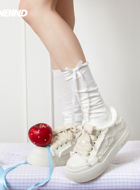 3unbind·3B大头鞋【小香风】新款增高厚底帆布鞋休闲百搭小白鞋