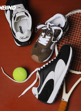 3unbind·3B阿甘鞋复古厚底男女小众增高透气运动2026新款休闲鞋