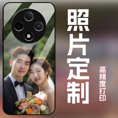 适用oppoa3iplus手机壳定制来图定制照片订做全包保护套玻璃壳简约创意个性时尚照片定制不会撞壳网红