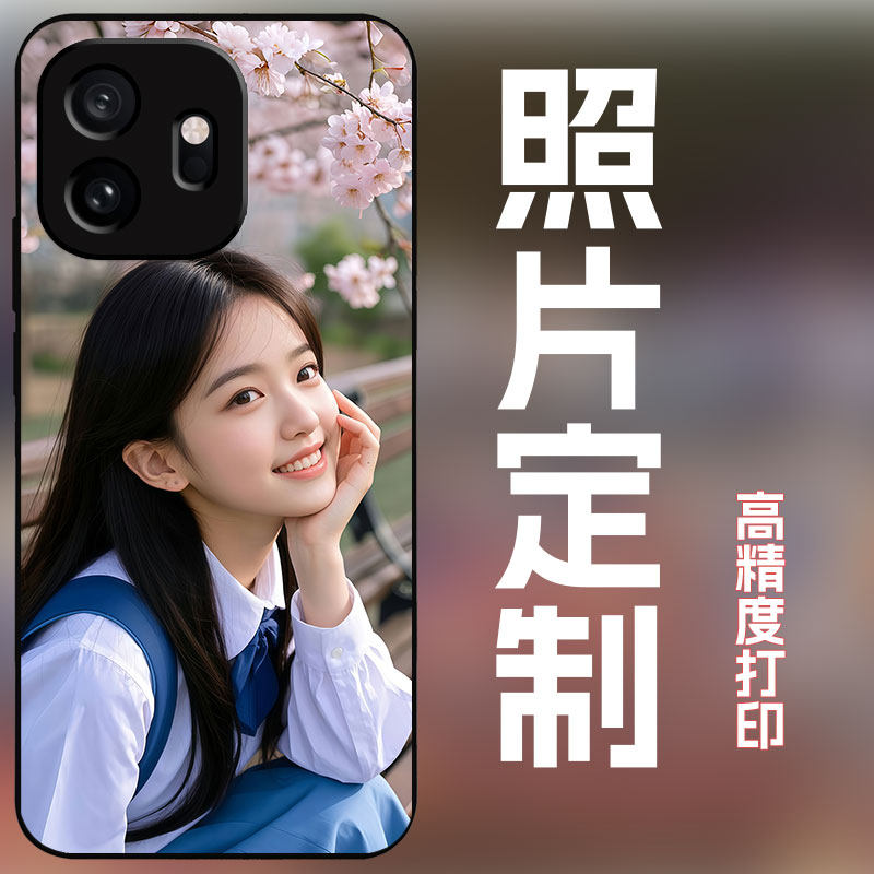 适用一加15t手机壳定制照片保护套女高清全包保护套防摔玻璃壳个性