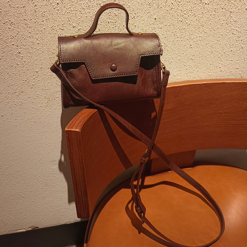 小方包小复古头层牛皮单肩日韩女