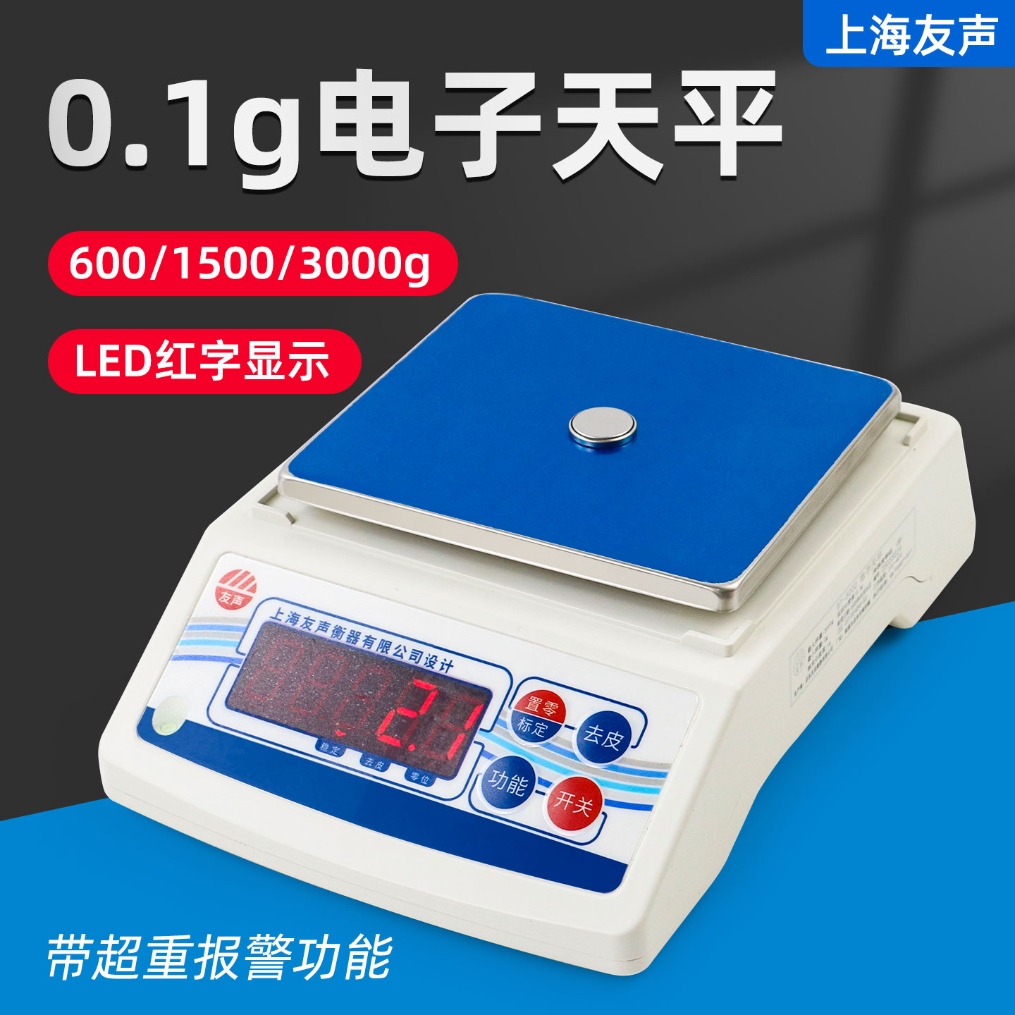 上海友声BT600/0.1g电子天平