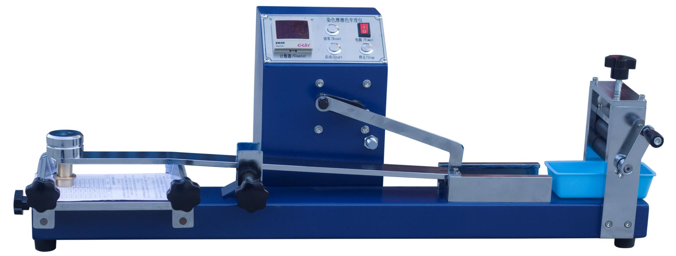 Y571B纺织染色摩擦色牢度仪预置式织物摩擦色牢仪色牢度测试仪