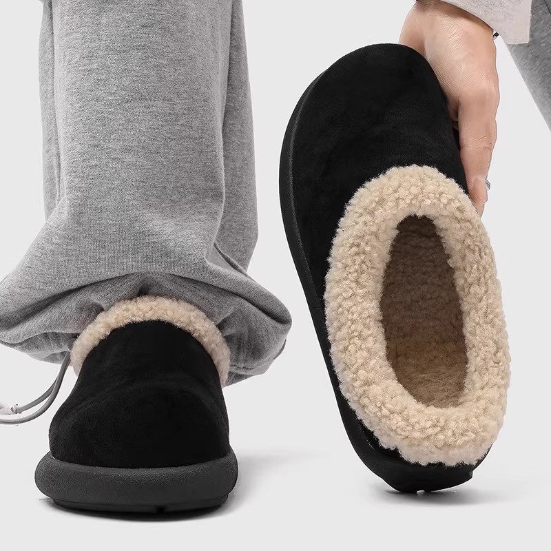 日本冬季加绒加厚勃肯雪地棉鞋