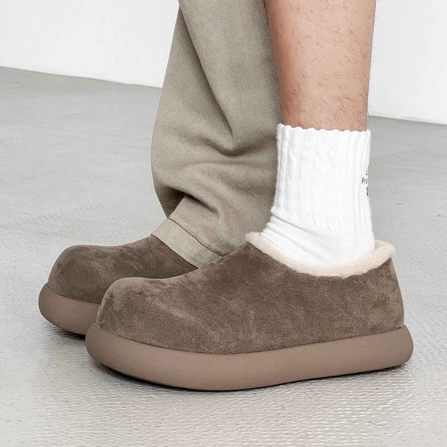 冬季加绒勃肯鞋男女低帮雪地靴