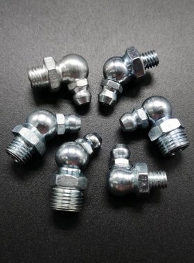 船用弯头黄油嘴油杯德标DIN71412 不锈钢铁镀锌铜