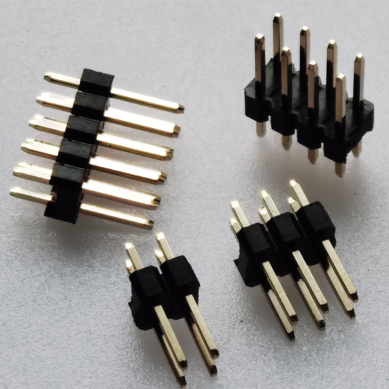 双排针加长插针2.54间距短公头8.5/9.5/15/21MM多规2x5/10/2.0/40
