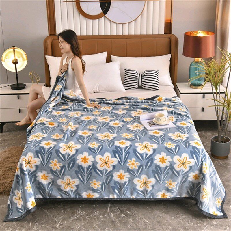 加厚云貂绒毛毯礼盒装店庆开业活动J公司福利年会礼品毯子