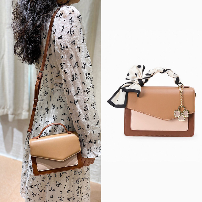 法国高质感包包女2020新款潮小众设计风琴女包单肩斜挎手提小方包