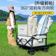 城市波浪可折叠露营推车超大营地车野餐野营手推车小拉杆车便携