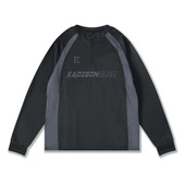 美式 半拉链卫衣男投篮服长袖 复古拼接训练服运动健身足球篮球上衣