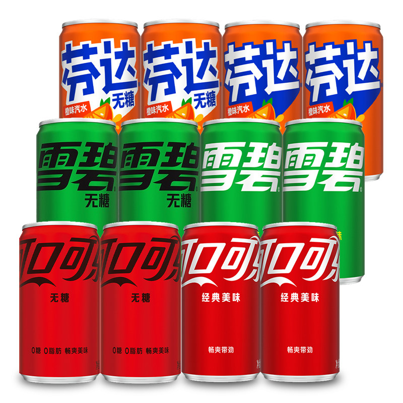 可口可乐/雪碧/芬达200ml*12罐图片