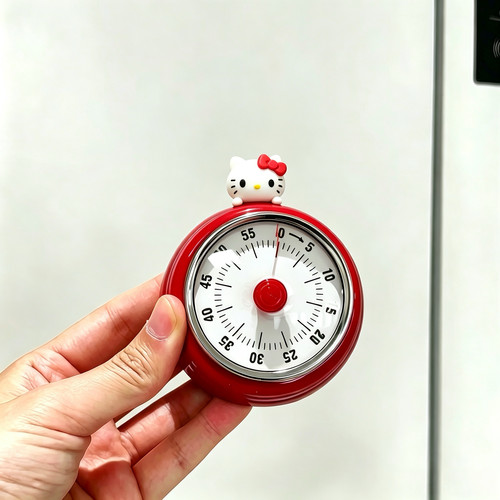 kt猫厨房专用计时器提醒器倒计时高压锅煮饭做菜定时器可爱磁吸
