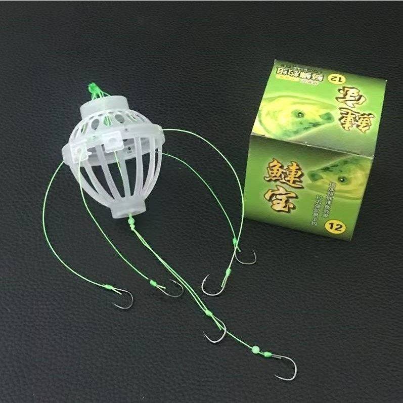 鱼钩花篮钩荧光钩大头鲢宝水雷水怪笼子新款鲢鳙水怪笼盒装
