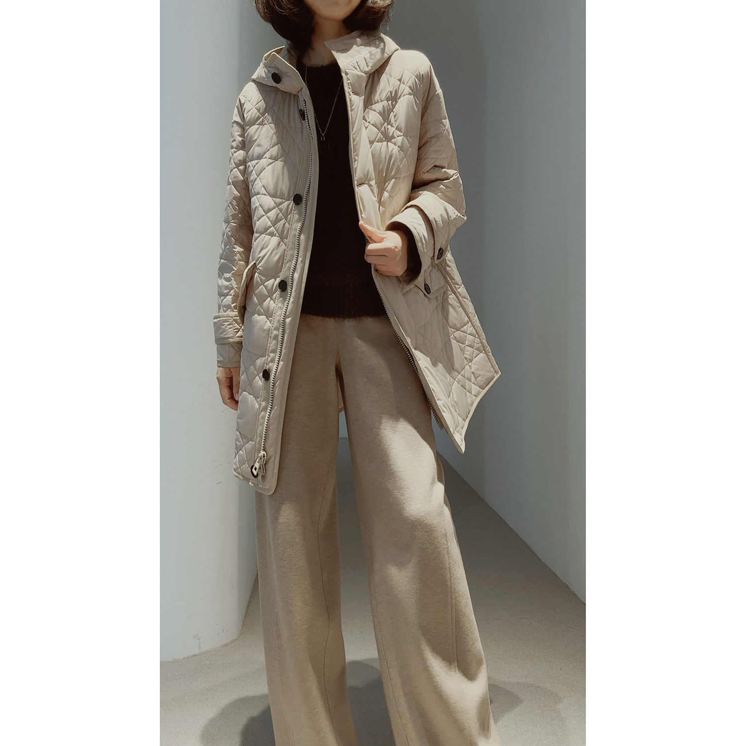 防水环保料黑科技白鹅绒御寒服